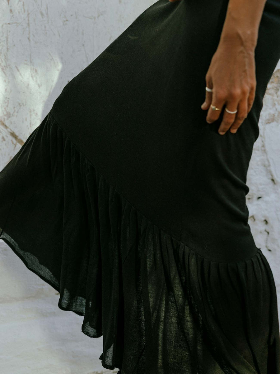 ELENI ERI-SILK DRESS