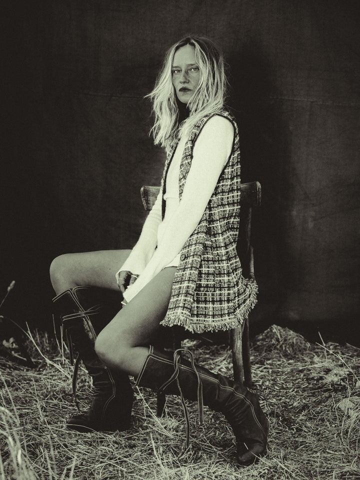 SIENNA FAIR KASCHMIR VESTDRESS