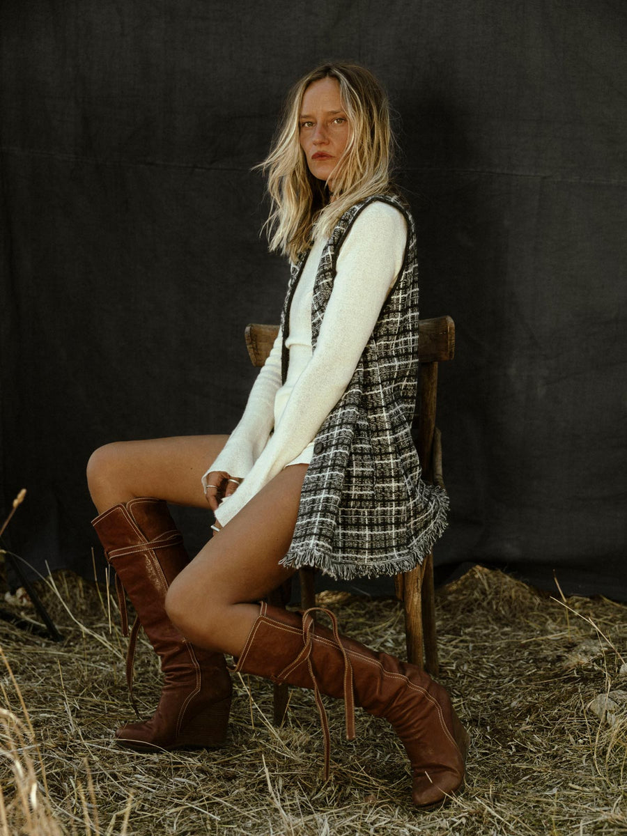 SIENNA FAIR KASCHMIR VESTDRESS