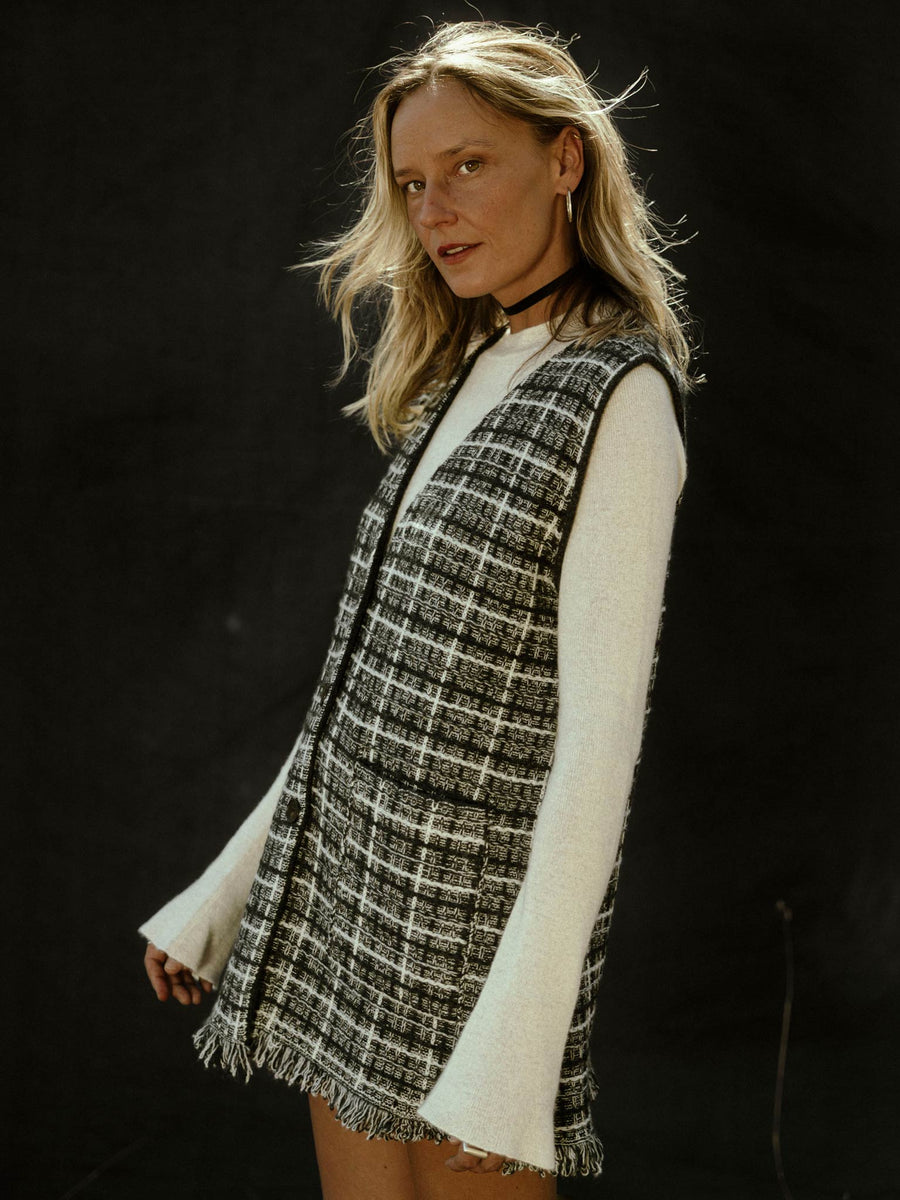 SIENNA FAIR KASCHMIR VESTDRESS